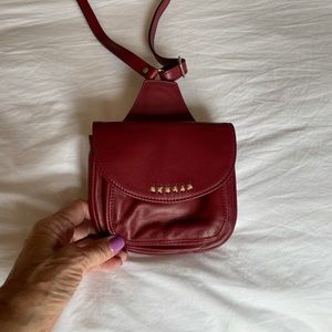 🌿Née Sundance leather crossbody satchel